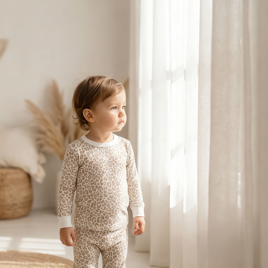 Apricot Leopard - Two Piece