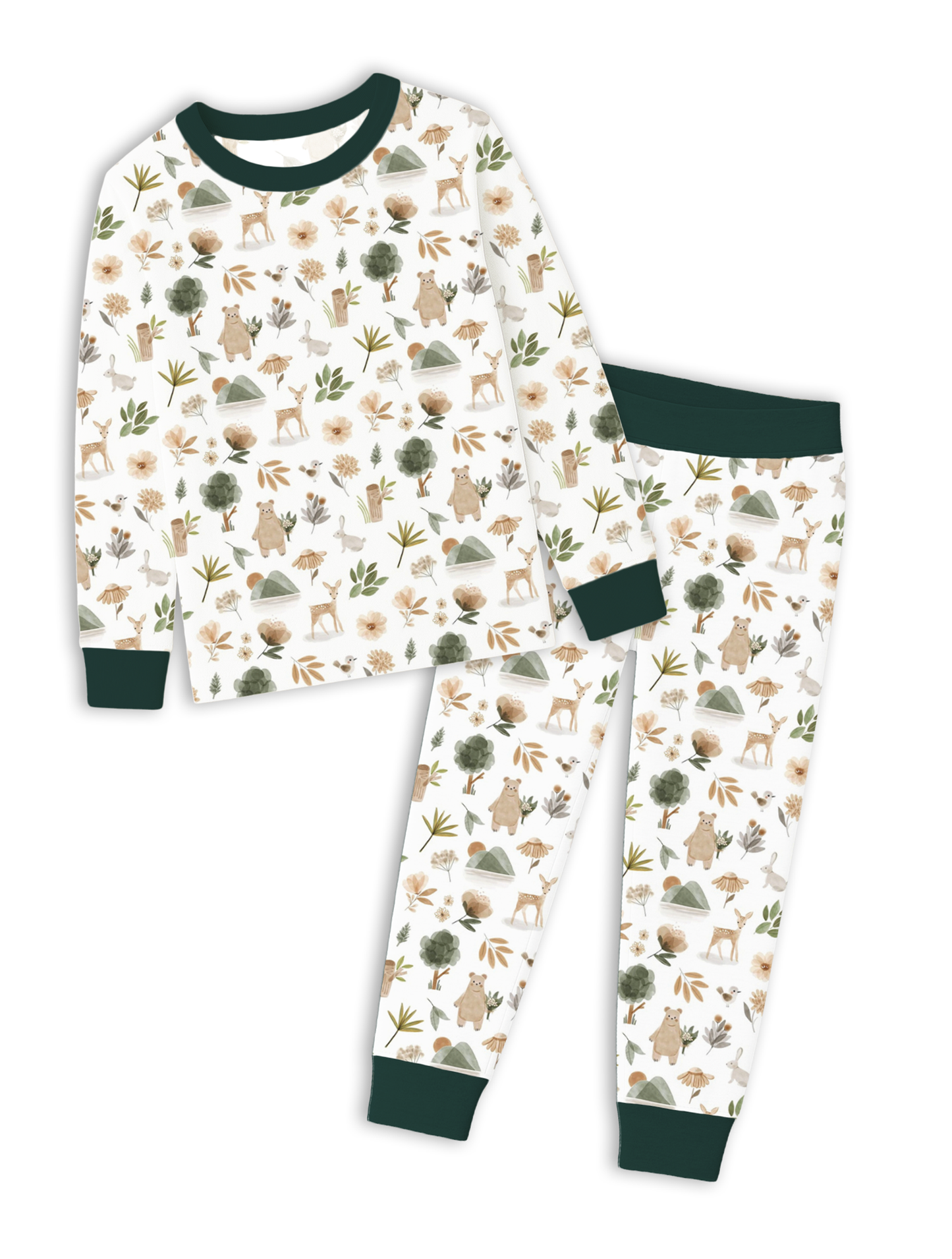 Woodland Forest Green - Two Piece