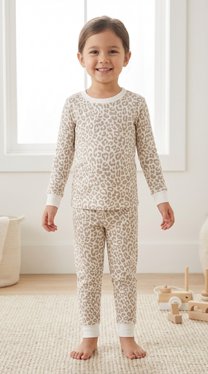 Apricot Leopard - Two Piece