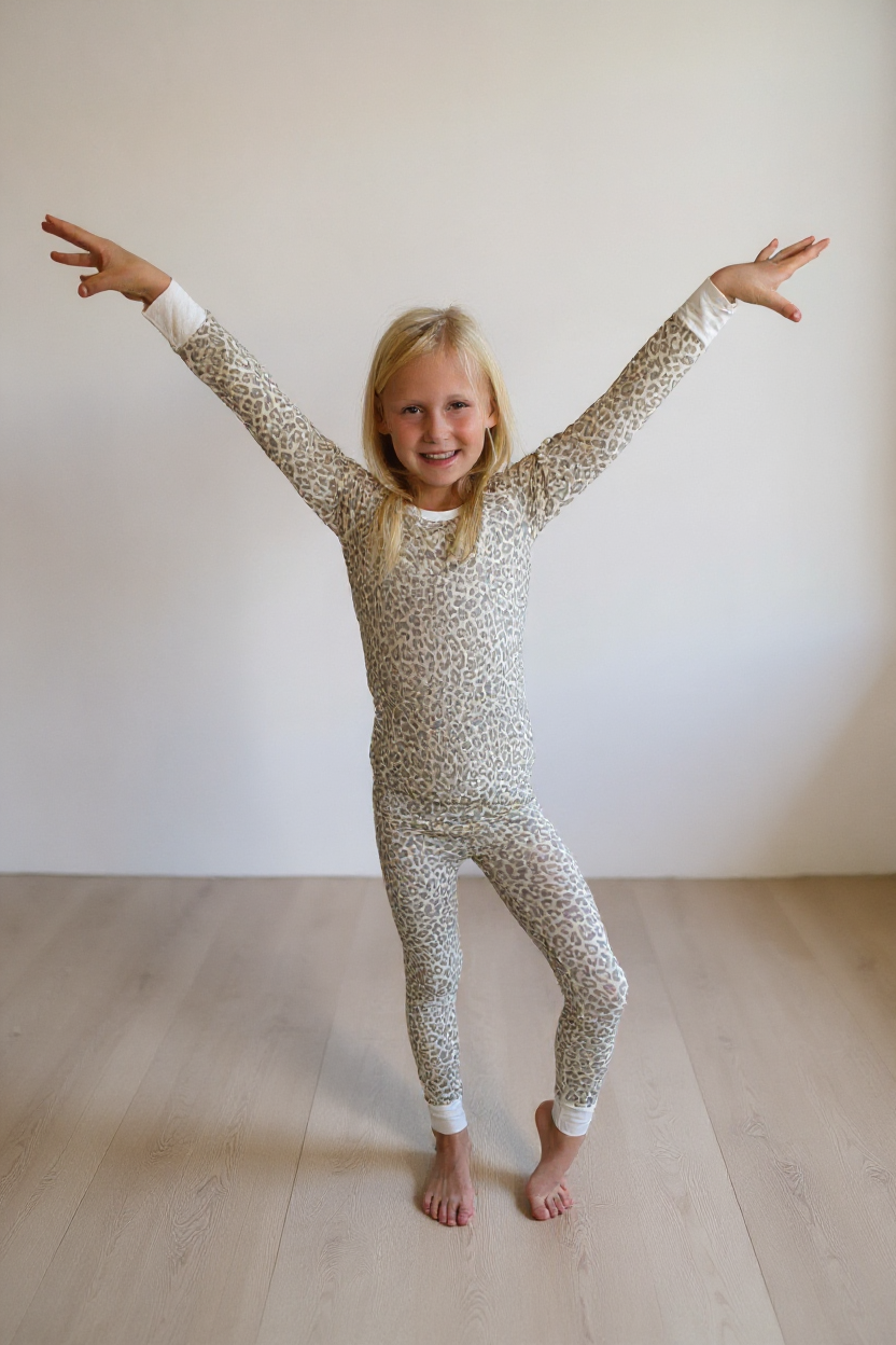 Apricot Leopard - Two Piece